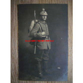 Feldgrauer Soldat des Schleswig-Holsteinischen Fußartillerie-Regiment Nr. 9