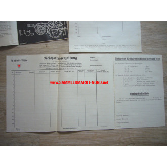 NS Reichskriegerbund - Buch Reklame & Bestell-Liste