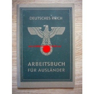 Deutsches Reich - Labour book for foreigners - Italian forced labourer