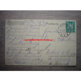 Firma Continental Pneumatic, Hannover - Werbepostkarte