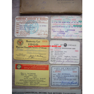 Documents & Passports - German emigrants to the USA - 1927