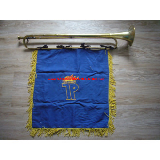 DDR - JP Junge Pioniere - Fanfare with fanfare cloth