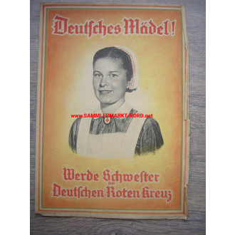 DRK Rotes Kreuz - Deutsches Mädel - Werde Schwester im DRK - Werbematerial