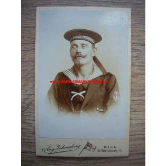 Cabinet photo - Imperial Navy - Sailor of the SMS Kaiser Friedrich III