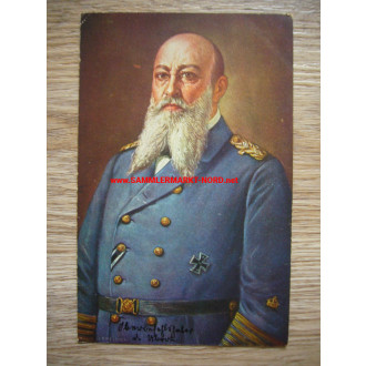 Imperial Navy - Grand Admiral Alfred von Tirpitz - Postcard