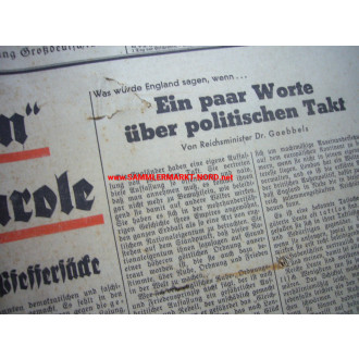 Völkischer Beobachter - Munich edition - 27 April 1939