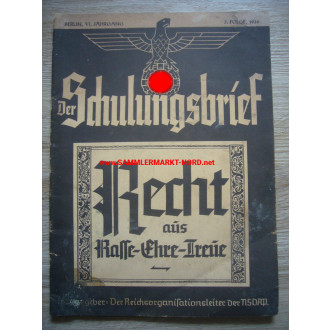 Der Schulungsbrief (NSDAP) - 5. edition 1939