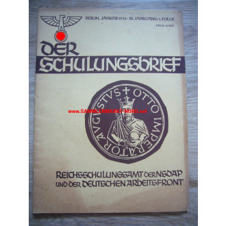 Der Schulungsbrief (NSDAP) - 1nd volume, 3rd year