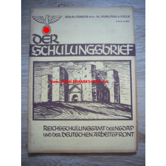 Der Schulungsbrief (NSDAP) - 2nd volume, 3rd year