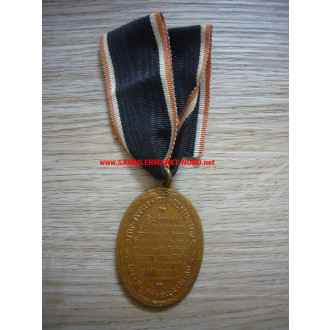 War memorial medal - Kyffhäuser medal - Blank the defence-pure the honour 1914-1918