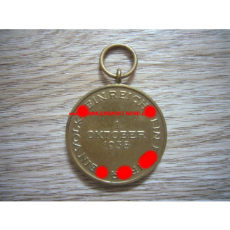 Medal to commemorate the 1. October 1938