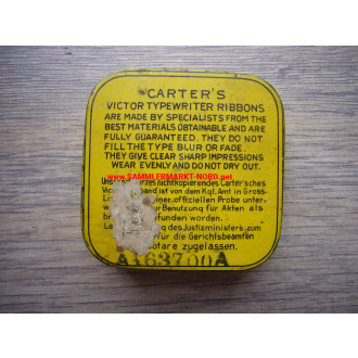 Wehrmacht - sutlers - Victor Typewriter Ribbon - tin can