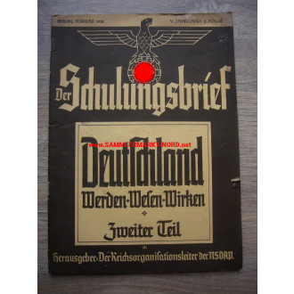 Der Schulungsbrief (NSDAP) - 2th edition / 5th year 1938