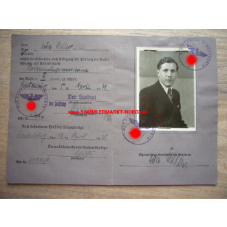 Class 3 driving licence - Neuenbürg 1938