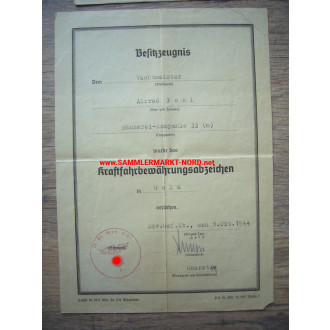 Document group DAK German Africa Corps - 21st Armoured Division - Bakery Company 200