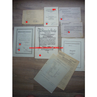 Army Clothing Office 516 / 11th Army - Certificates & Documents - Johannes Holzhauer