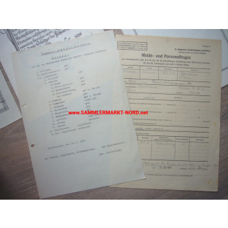 Army Clothing Office 516 / 11th Army - Certificates & Documents - Johannes Holzhauer