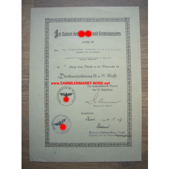 Army Clothing Office 516 / 11th Army - Certificates & Documents - Johannes Holzhauer