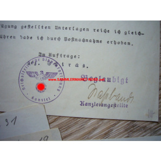 Rasse- und Siedlungshauptamt SS / Reichsstelle für Sippenforschung - Documents of SS - Rottenführer Hans Bechholtz