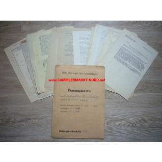 Internment and labour camp Regensburg - Personal file of the SS - Rottenführer