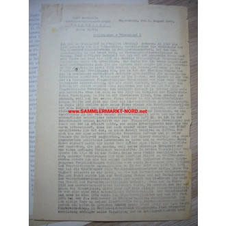 Internment and labour camp Regensburg - Personal file of the SS - Rottenführer