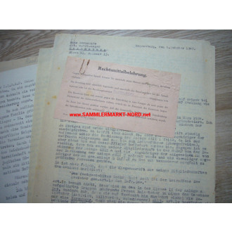 Internment and labour camp Regensburg - Personal file of the SS - Rottenführer