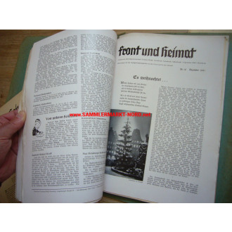 Front and home - Field post from the Christian Wolff company in Flensburg + booklet celebrating the company's 70th anniversary in 1936