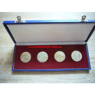 DDR - 20 Jahre Nationale Volksarmee 1956 - 1976 - Medaillen mit Etui