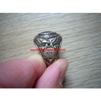 USA - United States Airforce - Sterling silver ring with blue stone