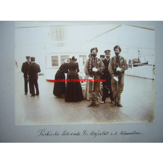 Fotoalbum & Ausweise - Orientreise seiner Majestät Kaiser Wilhelm II 1898