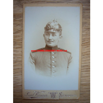 Cabinet photo - Soldier with spiked helmet - Nienburg