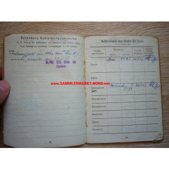 Soldbuch - Kraftfahr-Ersatz-Abt. 10 / 5./1. Marschrgt. Pavel (1945)