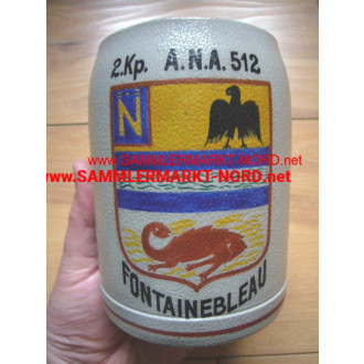 Beer jug - 2nd company army message department 512 in Fontainebl