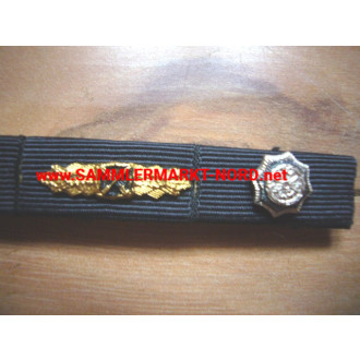Ribbon Clasp Wound Badge in Silver & Gold, Close Combat Clasp an