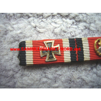 Ribbon Clasp Iron Cross 1. Class and Auxiliary Cruiser War Badge