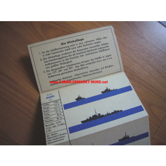 Kriegsmarine - SED Fronttafeln II - Kriegsschifferkennung