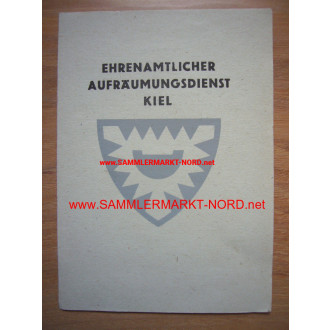 Honorary cleanup service Kiel - membership card