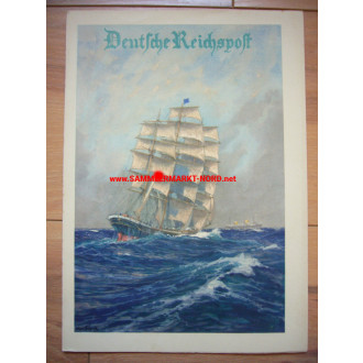 Deutsche Reichspost - telegram Sailboat