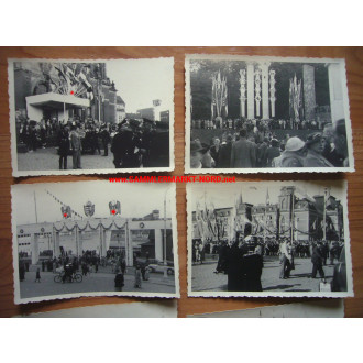 7 x photo keel 1938 - Visit of the Hungarian Reichsverweser Mikl