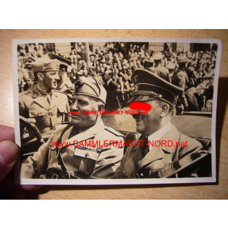 Adolf Hitler und Benito Mussolini in München 1940