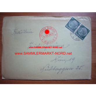 Austria - letter with exemption stamp "re-liberated" - Gmünd 8.1