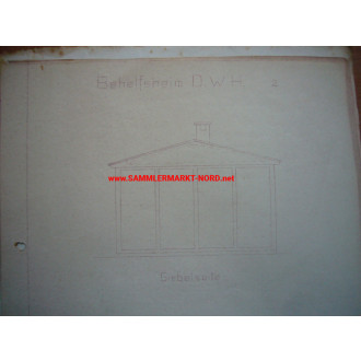 Construction primer for a makeshift home of the German housing a