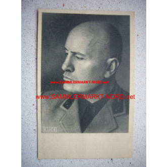 Der Duce (Mussolini / Italien) - Postkarte