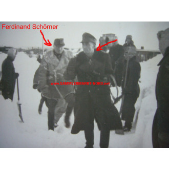 2 x photo Generaloberst EDUARD DIETL & Field Marshal FERDINAND S