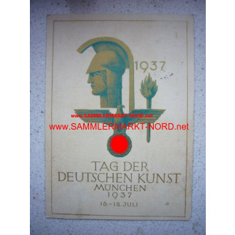 Tag der Deutschen Kunst München 1937 - postcard