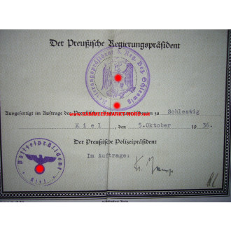 2 x German Empire - nationality card