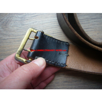 Firefighters - two-spine leather belt