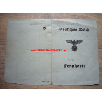 Provisional identification card - Hamburg, July 2, 1945