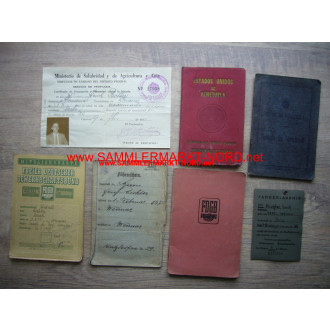German emigrants to Venezuela - identity cards