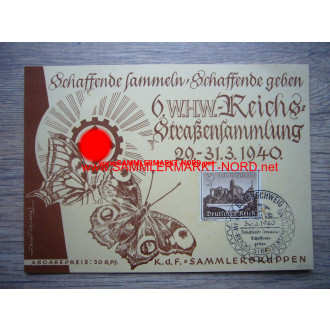 6. WHW Straßensammlung 1940 - Postkarte